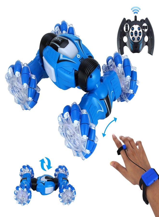 Heattack Stunt Gesture Induction Twisting Off-Road Vehicle Light Music Drift Driving Remote Control Hand Senor Stunt Car, 2.4G 4WD Toy Gift for Kids Toys (Multi Color) - Image 5